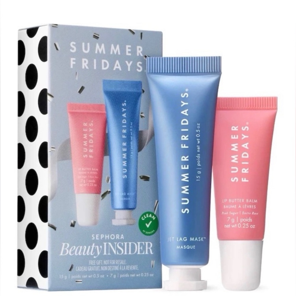 Summer Fridays- Sephora Beauty lip mask set